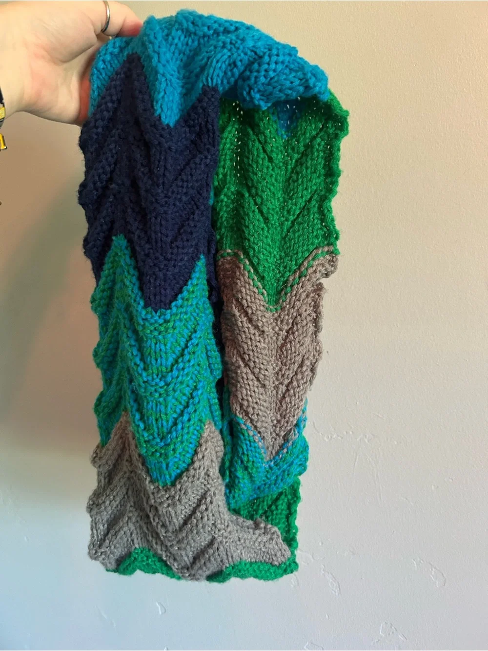 Mixed Pattern Scarf Bundle in White, Black, Red, Green, Blue